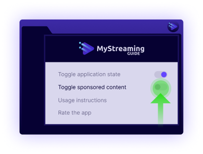 Pin MyStreamingGuide extension